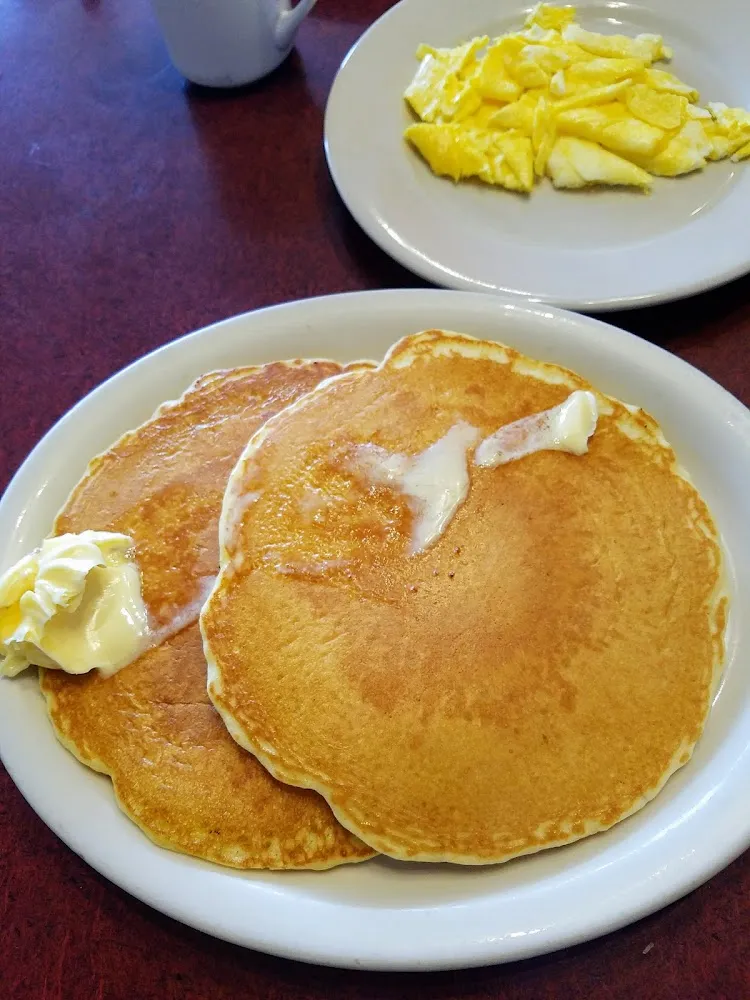 Mega Pancakes with Eggs